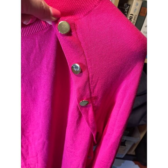 Lane Bryant NWT Pink 3/4 Sleeve Boat Neck Knit Pullover Sweater Sz 22 - Picture 4 of 9